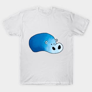 cute blue hippo T-Shirt